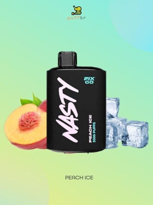NASTY-FIX-GO-5000-DISPOSABLE-PEACH-ICE