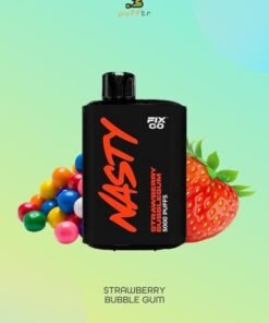 NASTY-FIX-GO-5000-DISPOSABLE-STRAWBERRY-BUBBLE-GUM